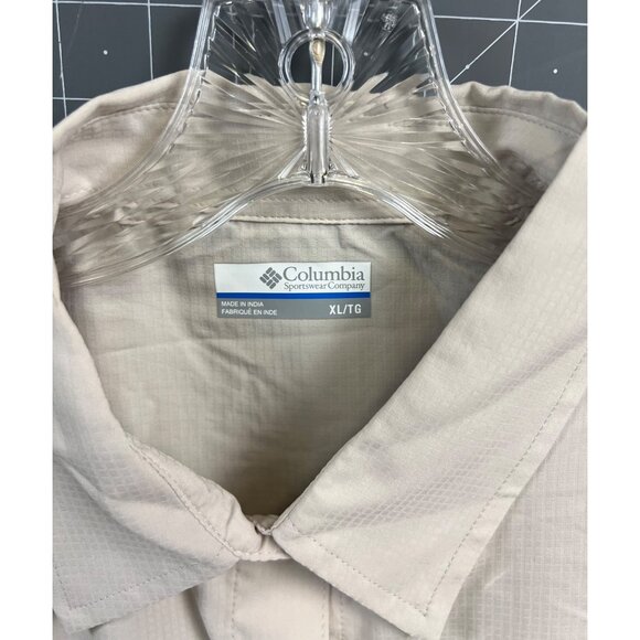 Columbia Women's Silver Ridge Utility Long Sleeve Shirt Sz. XL Beige - Picture 2 of 8